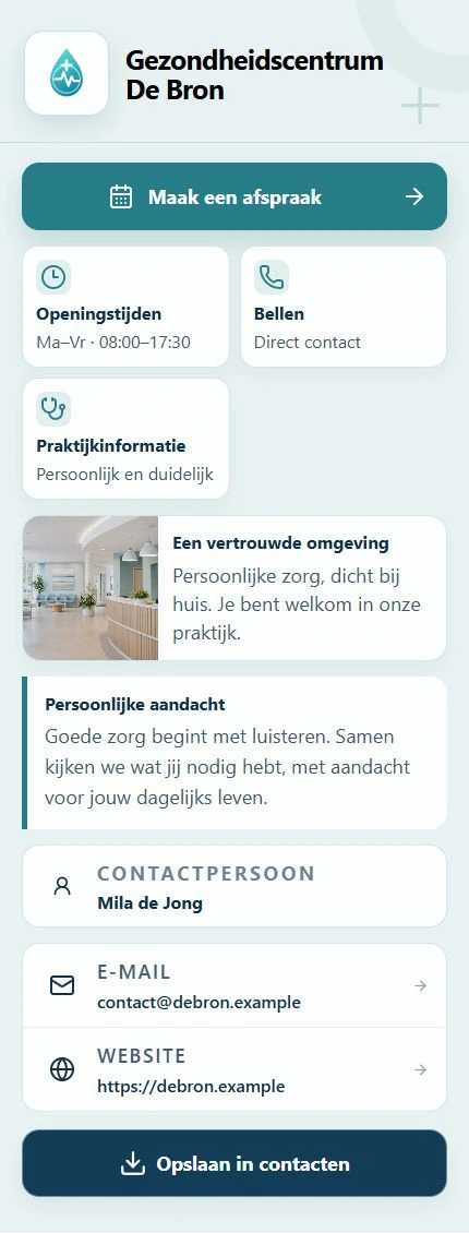 Zorg met aandacht-template